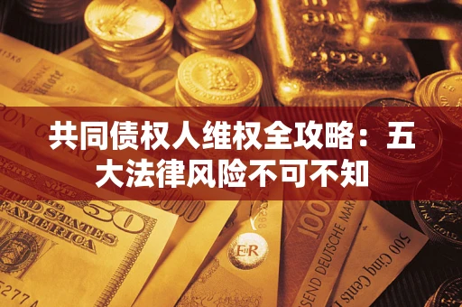 济南共同债权人维权全攻略：五大法律风险不可不知