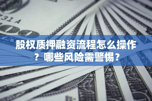 济南股权质押融资流程怎么操作？哪些风险需警惕？