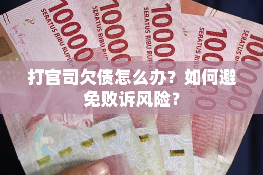 济南打官司欠债怎么办？如何避免败诉风险？