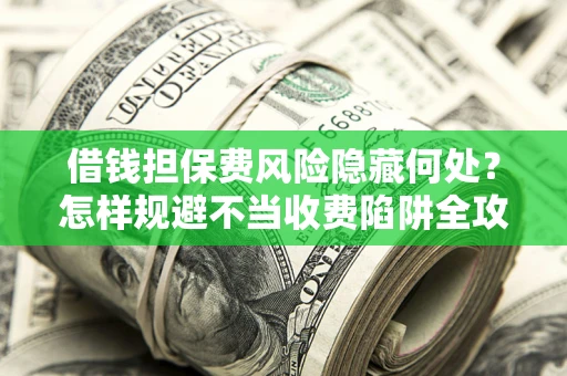 济南借钱担保费风险隐藏何处？怎样规避不当收费陷阱全攻略！